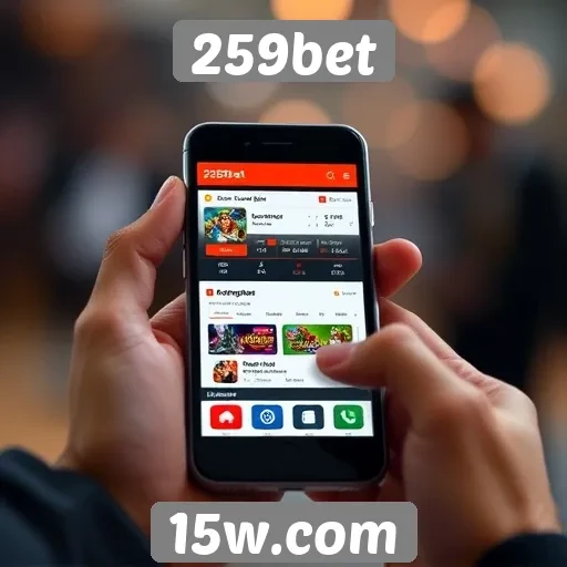 Acessibilidade do site 259bet para dispositivos móveis